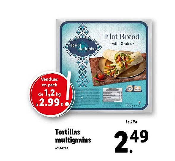 tortillas multigrains