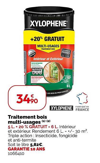 traitement bois multi-usages xylophène