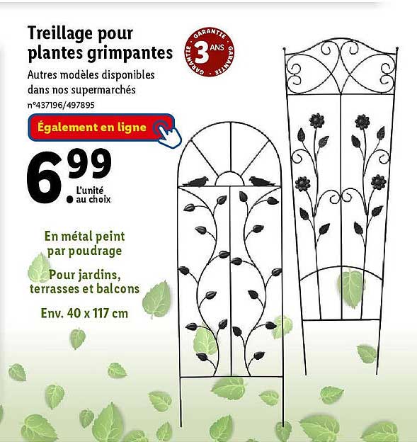 treillage pour plantes grimpantes