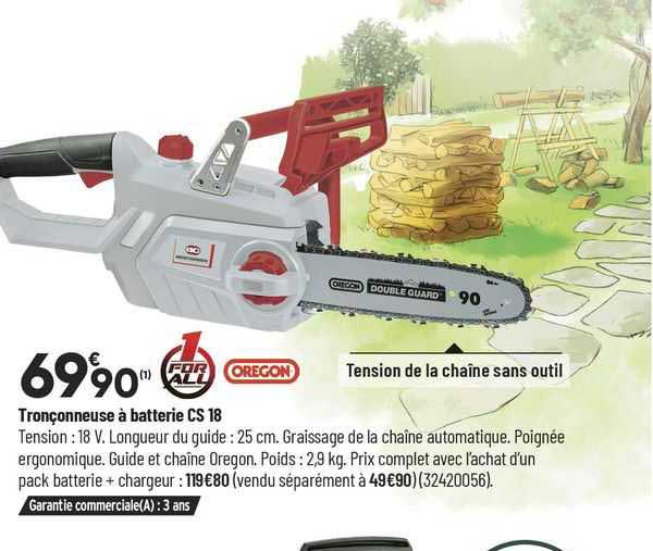 tronçonneuse à batterie cs 18 1 for all