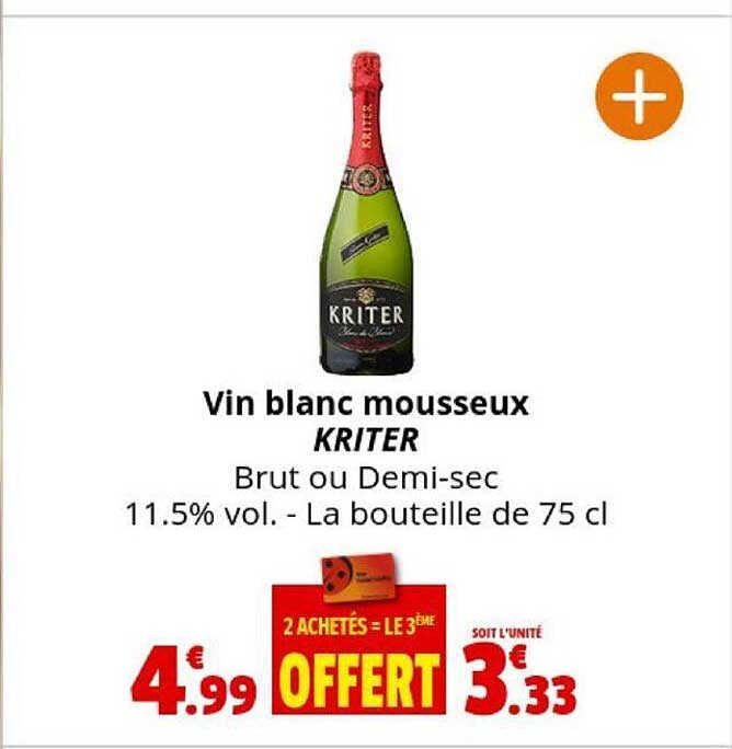 Vin Blanc Mousseux Kriter