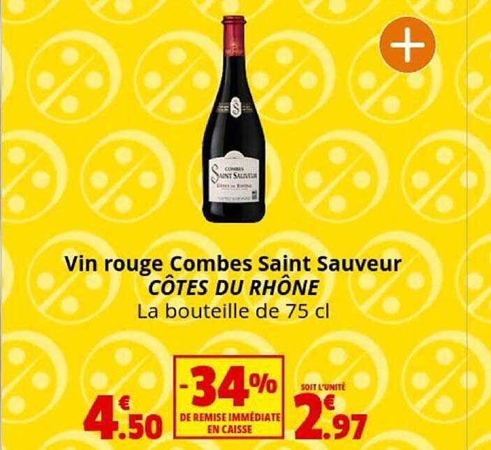 vin rouge combes saint sauveur côtes du rhône