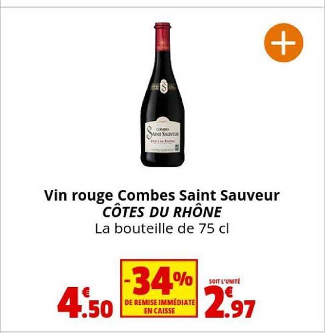 vin rouge combes saint sauveur côtes du rhône