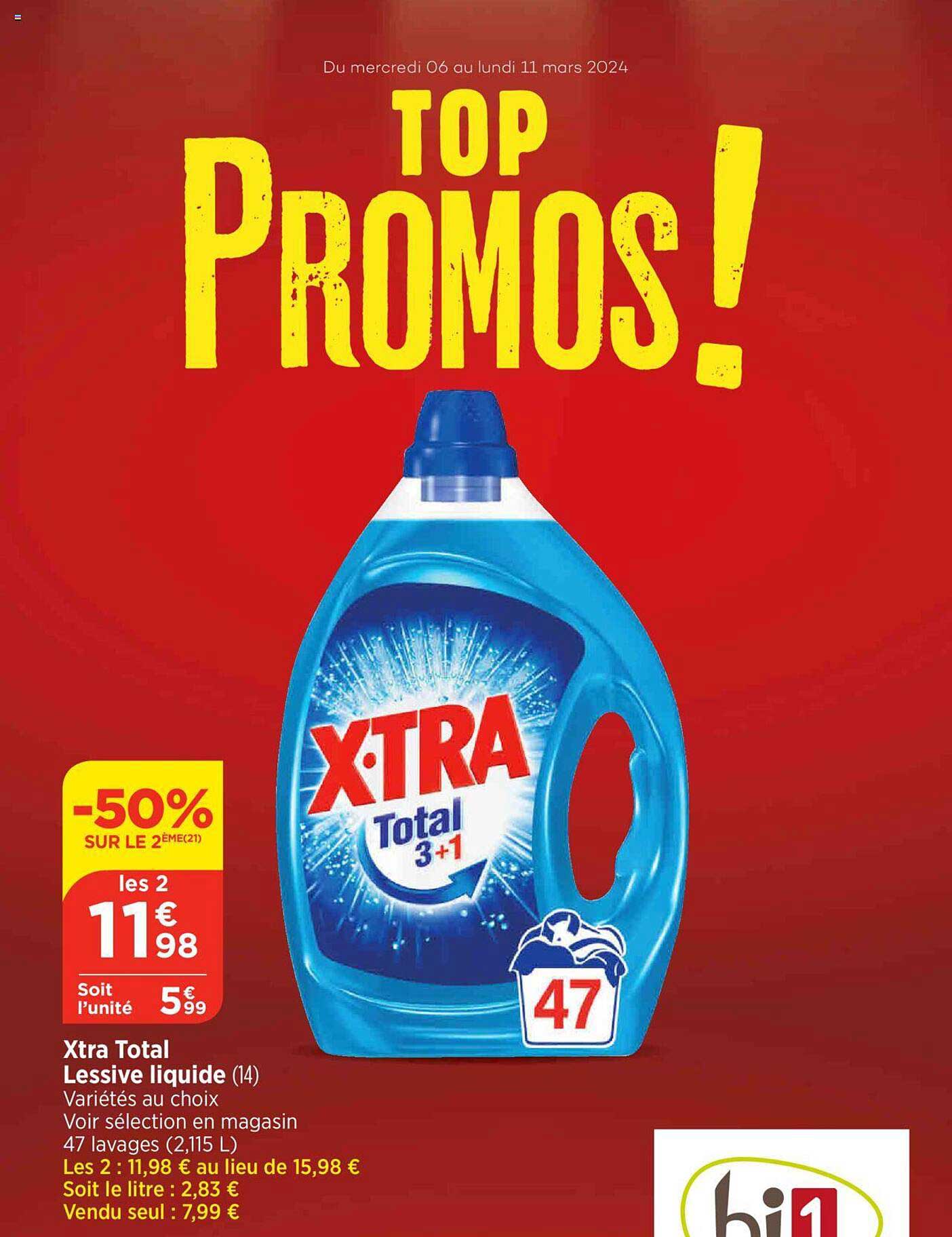 Xtra Total Lessive Liquide