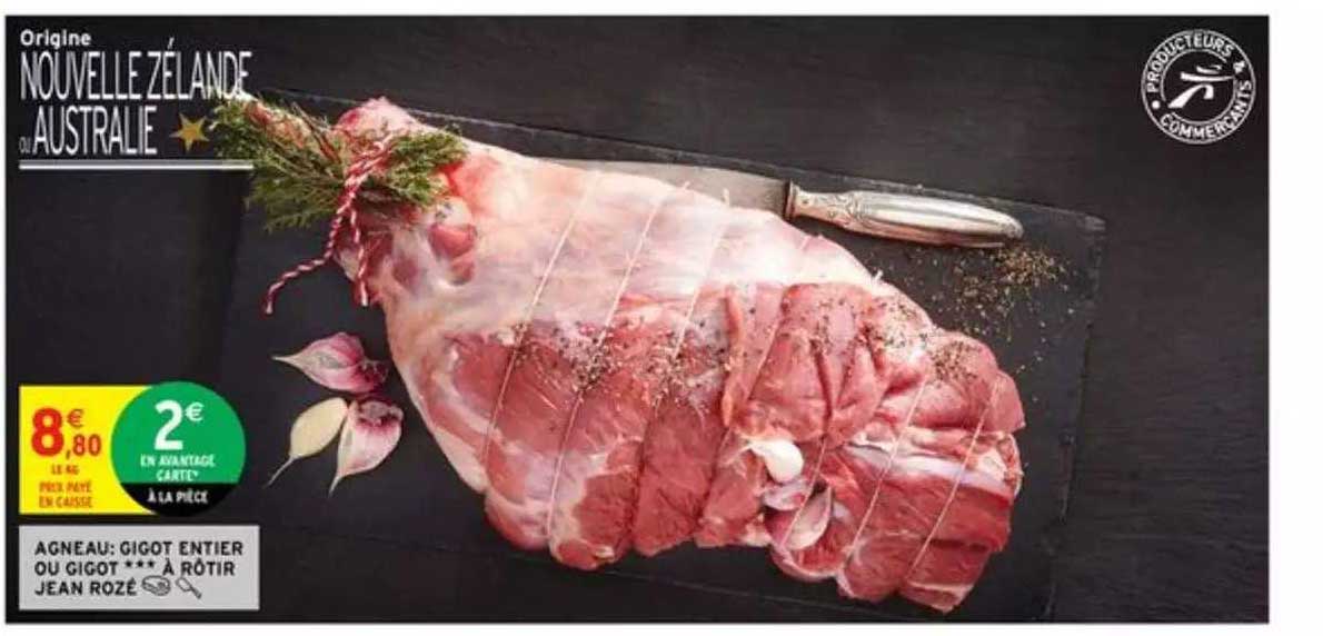 Agneau : Gigot Entier Ou Gigot à Rôtir Jean Rozé