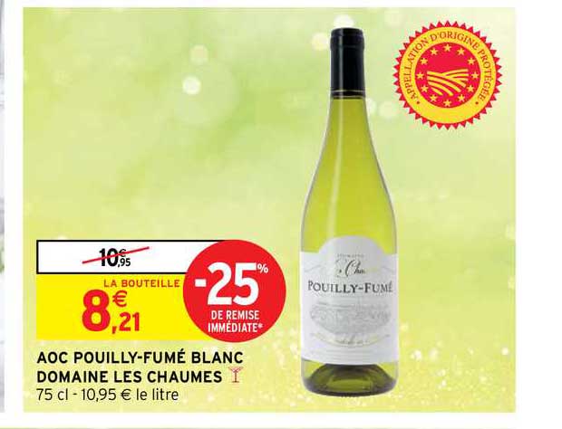 aoc pouilly-fumé blanc domaine les chaumes