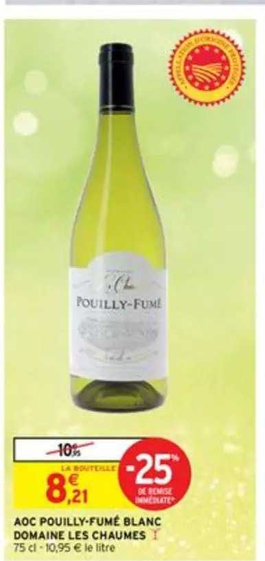 aoc pouilly-fumé blanc domaine les chaumes
