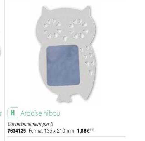 Ardoise Hibou