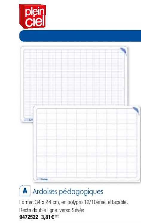 ardoises pédagogiques