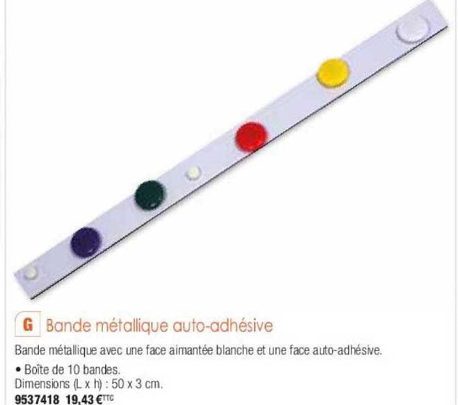 bande métallique auto-adhésive