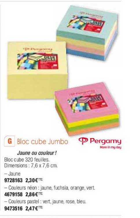 bloc cube jumbo pergamy more in my day