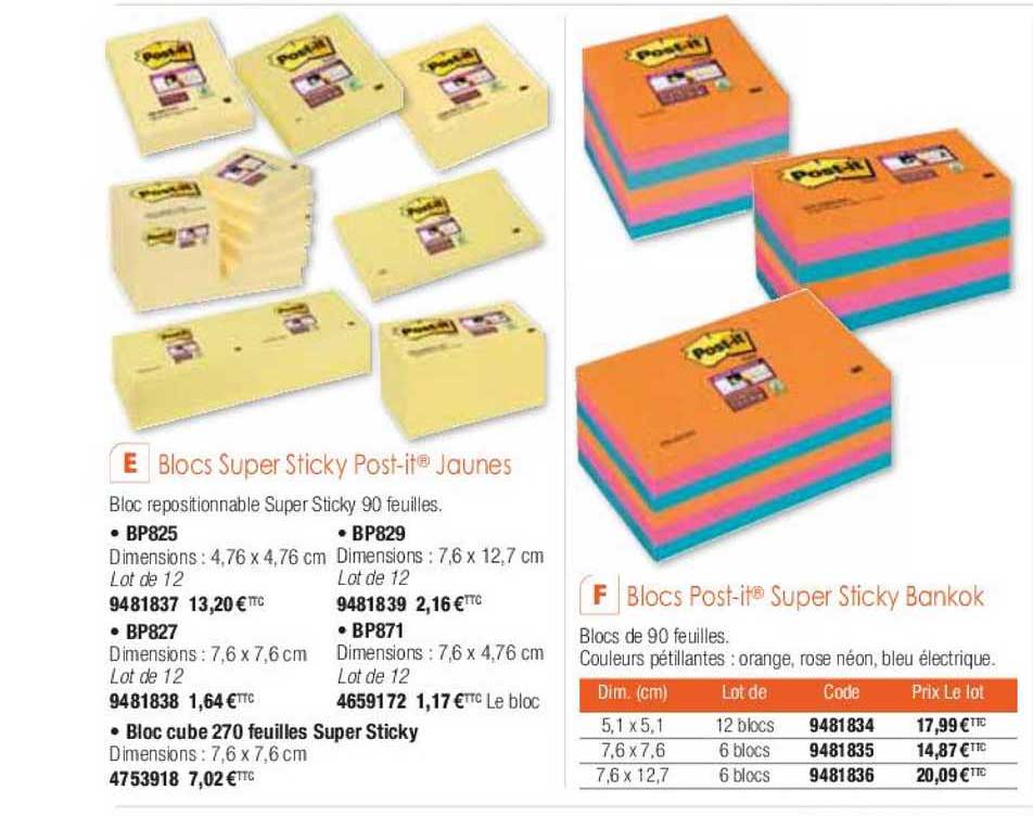 blocs super sticky post-it jaunes blocs post-it super sticky bankok