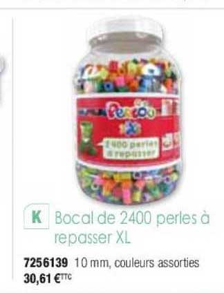 Bocal De 2400 Perles à Repasser Xl