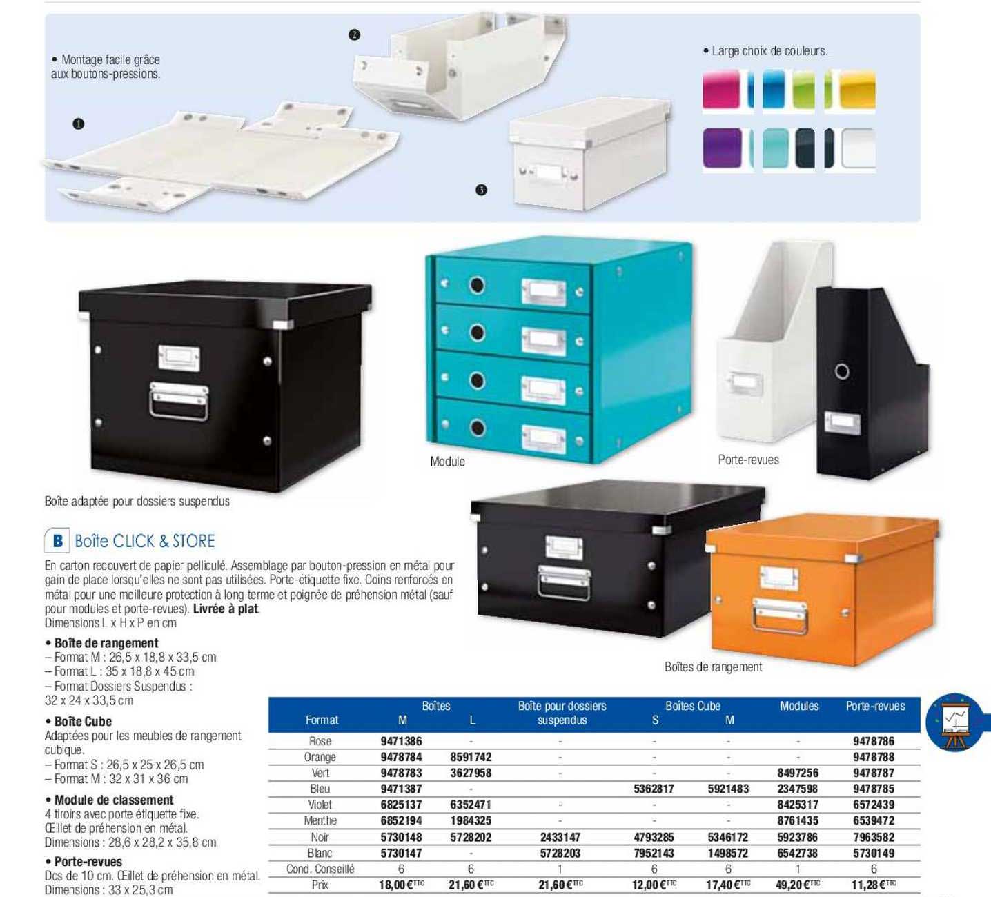 boîte click & store