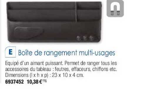 boîte de rangement multi-usages