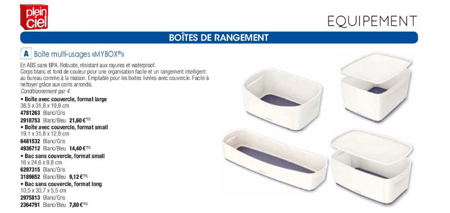boîte multi-usages "mybox"