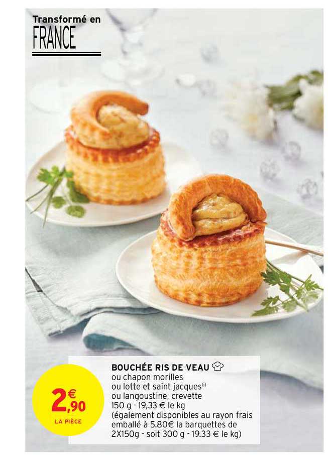 bouchée ris de veau