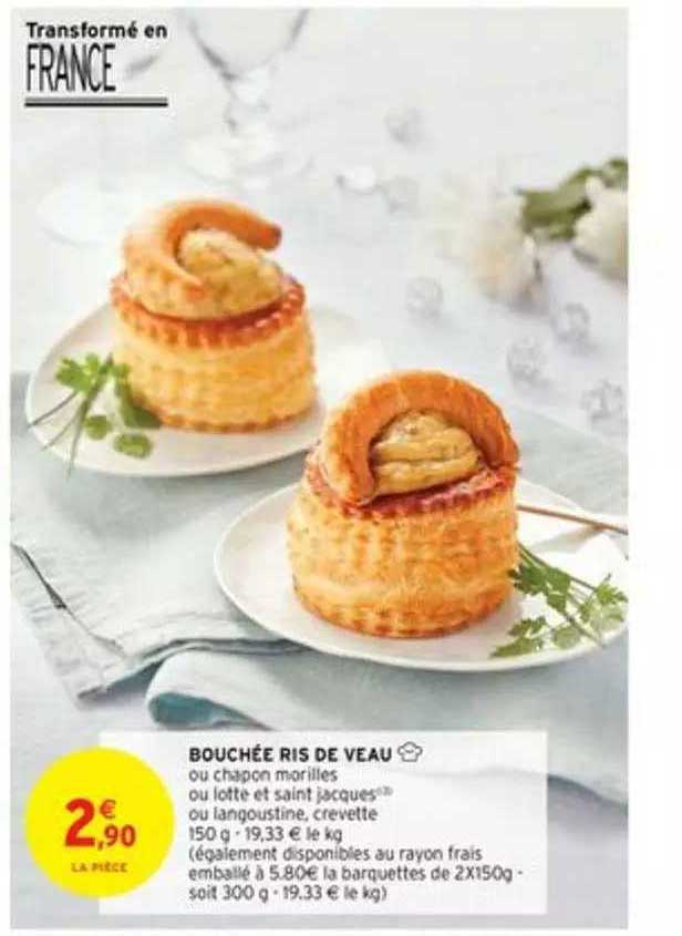 bouchée ris de veau