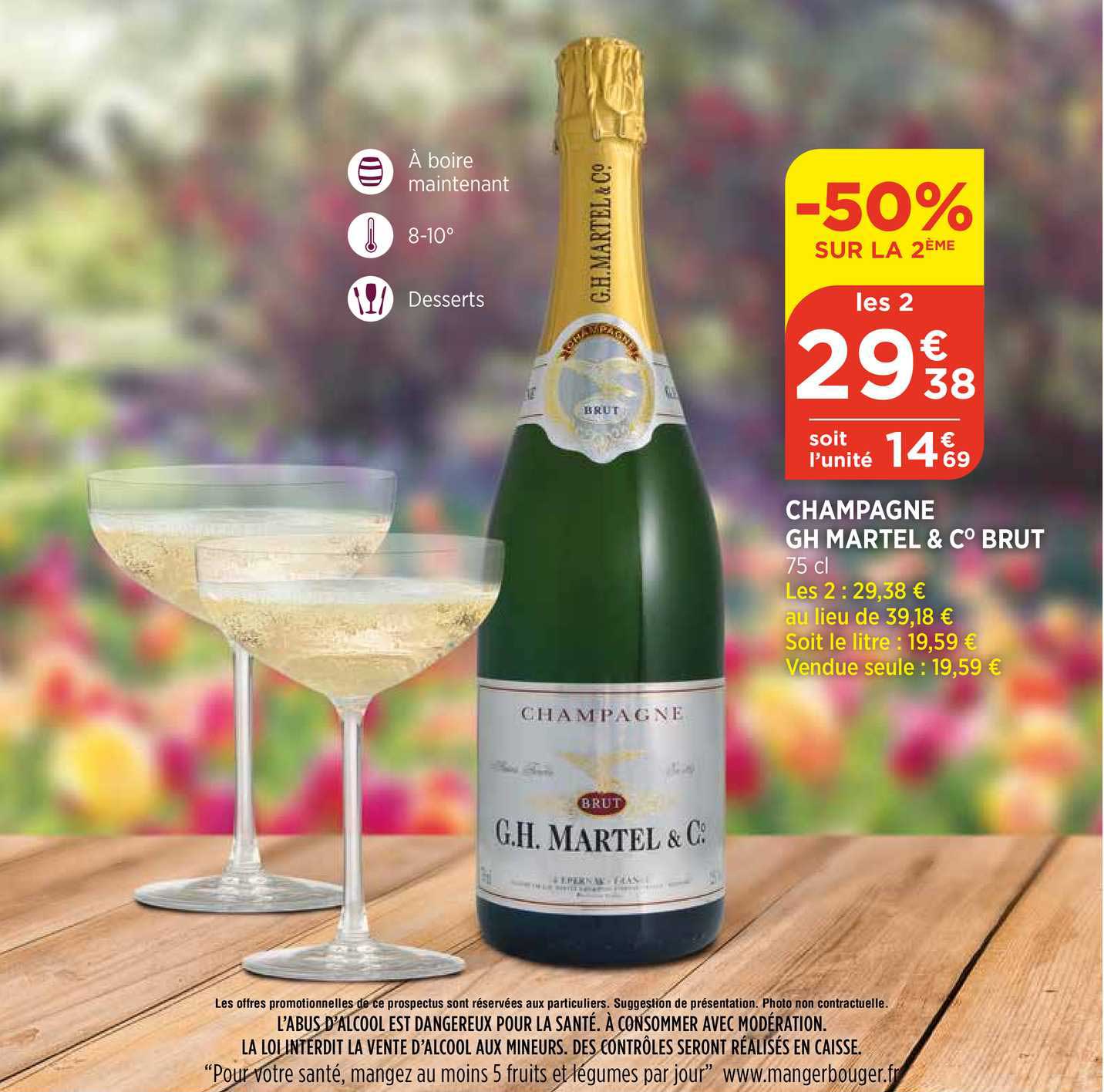 champagne gh martel & c° brut