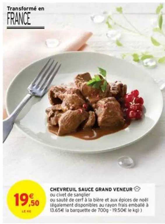 chevreuil sauce grand veneur