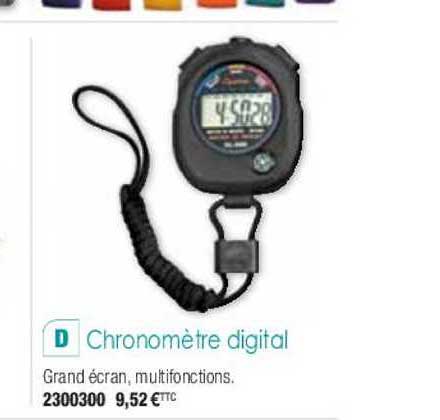 chronomètre digital