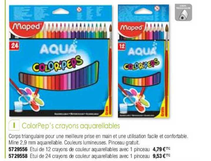Colorpep's Crayons Acquarellables