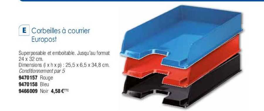 Corbeilles à Courrier Europost