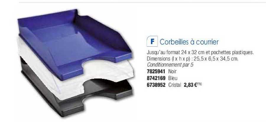 corbeilles à courrier