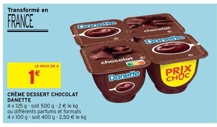 Crème Dessert Chocolat Danette