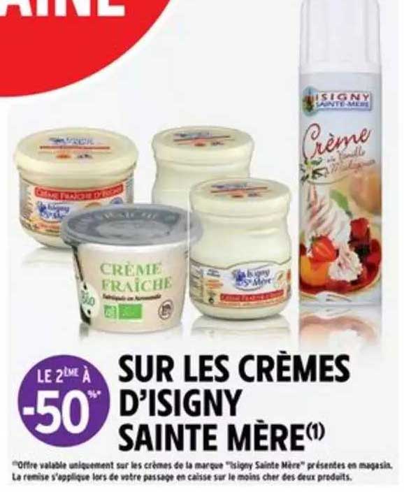 crèmes d'isigny saint mère