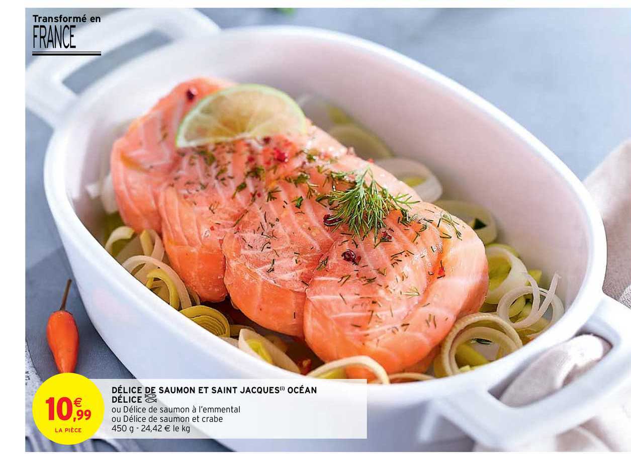 délice de saumon et saint jacques océan délice