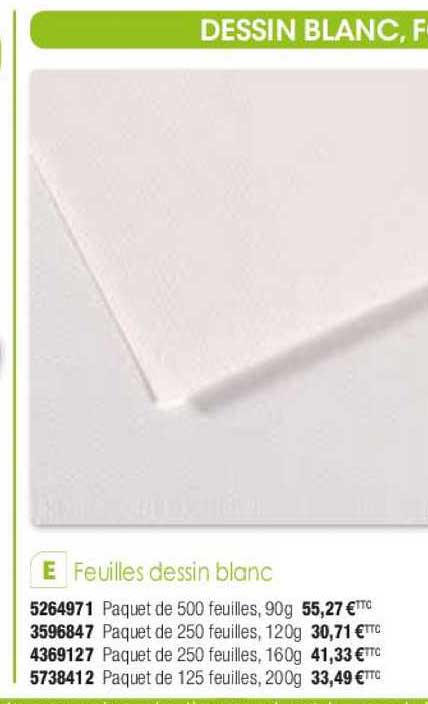 Feuilles Dessin Blanc