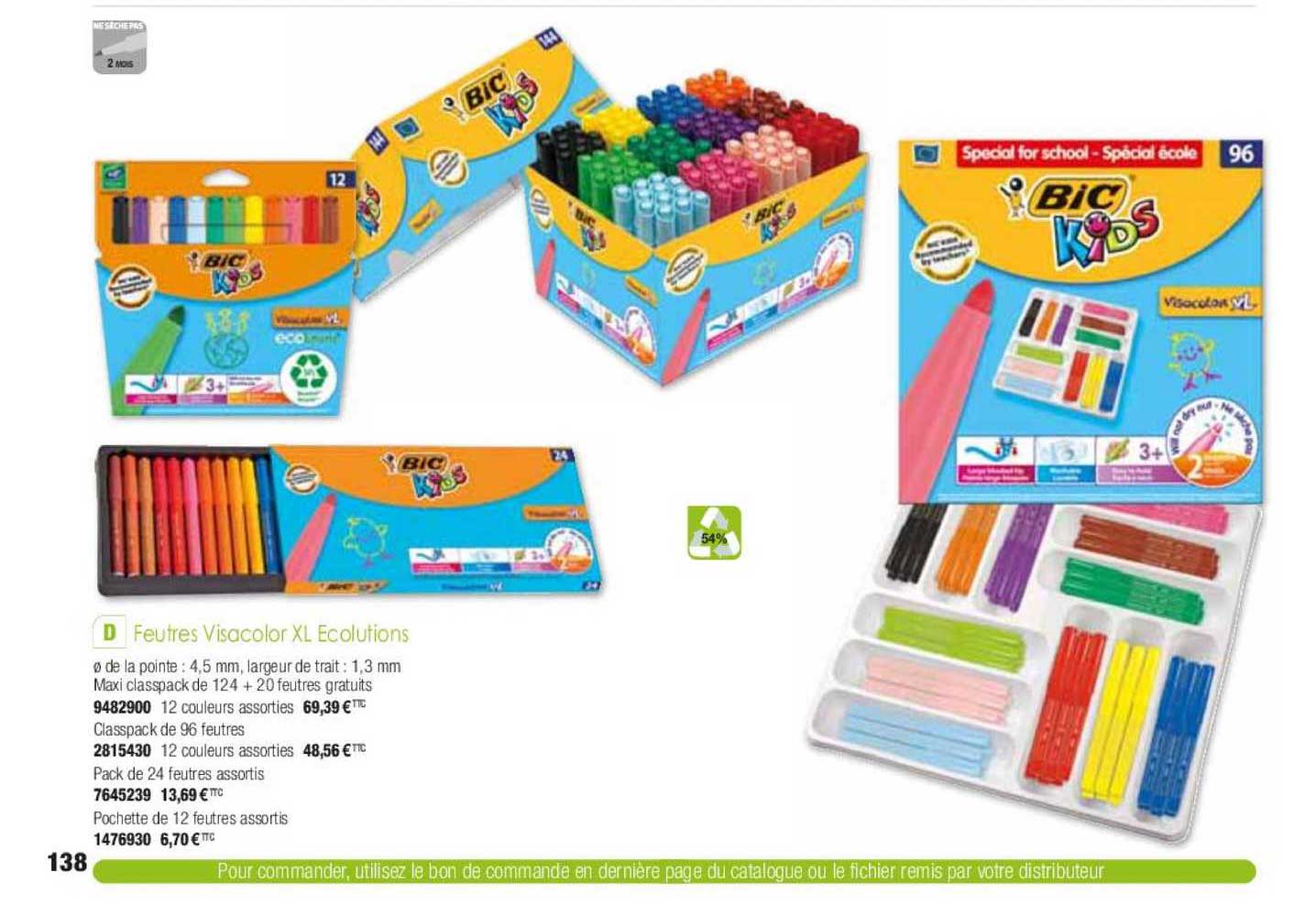 feutres visacolor xl ecolutions