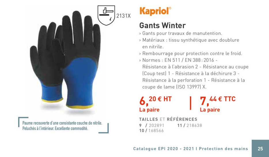 Gants Winter Kapriol