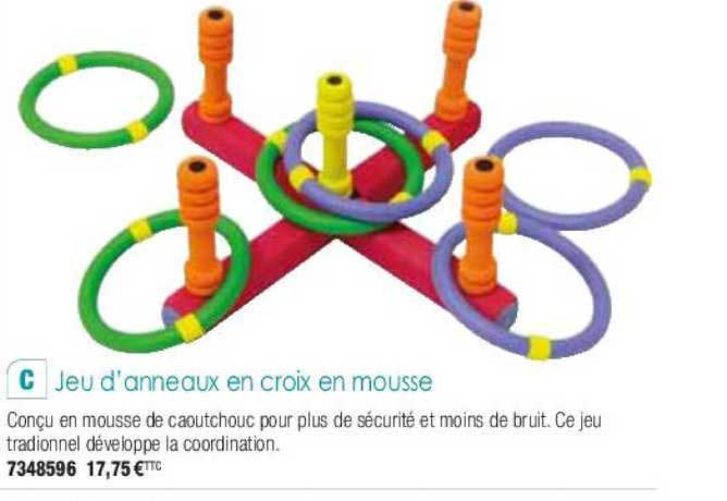 Jeu D'anneaux En Croix En Mousse