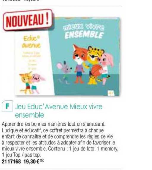 jeu educ'avenue mieux vivre ensemble