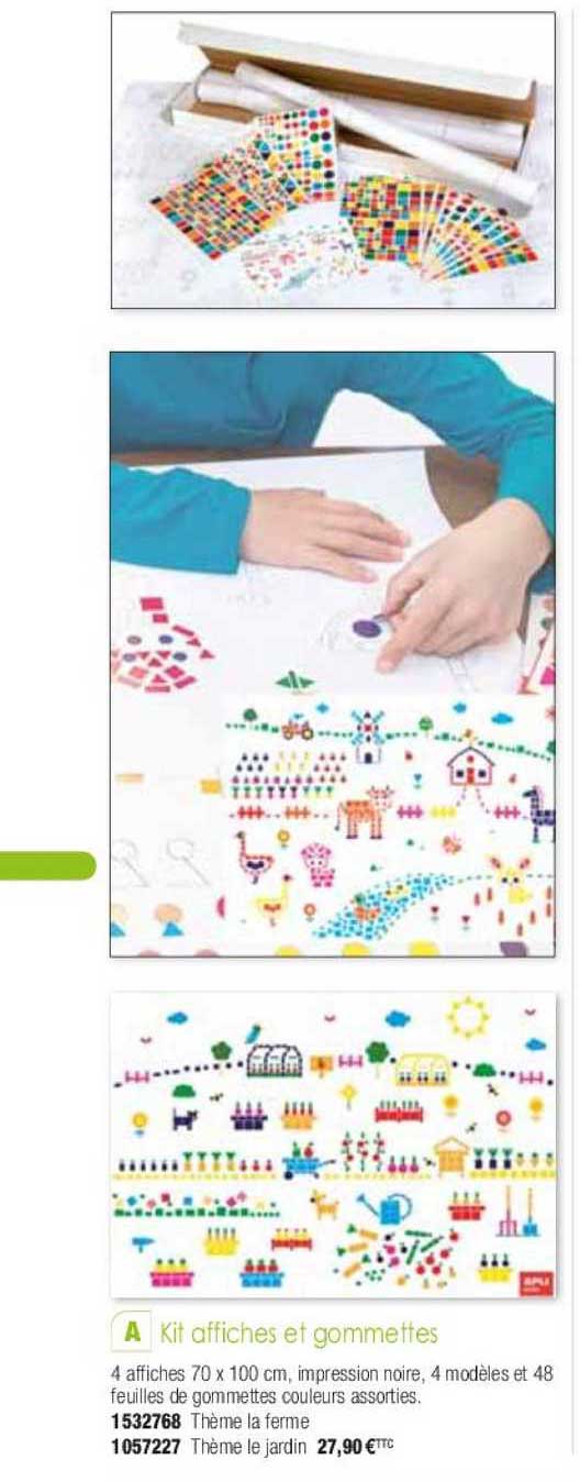 kit affiches et gommettes