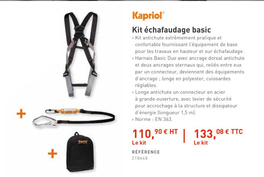 kit échafaudage basic kapriol
