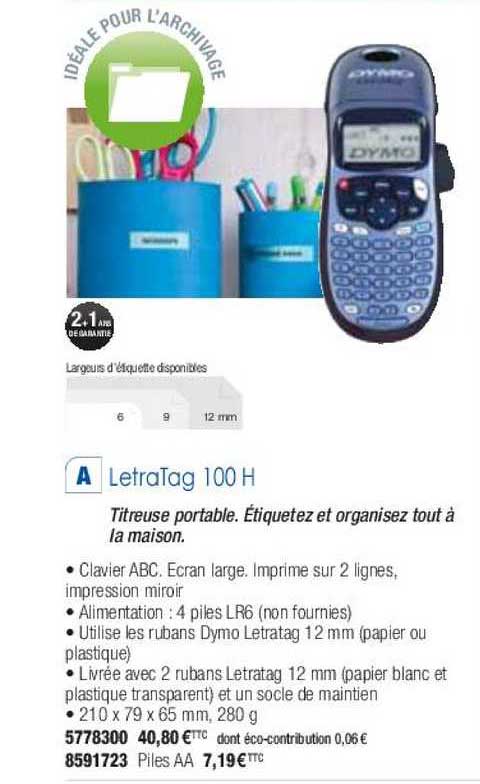 letratag 100h