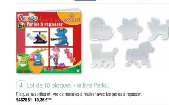 lot de 10 plaques + le livre perlou