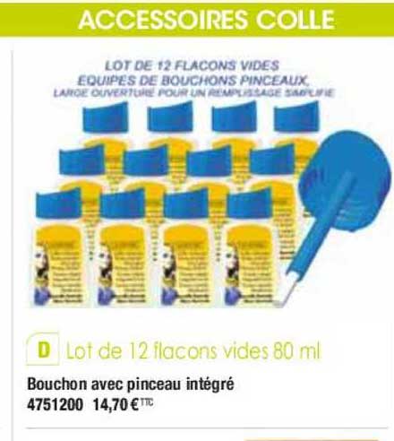 lot de 12 flacons vides 80ml
