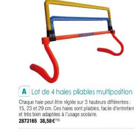 Lot De 4 Haies Pliables Multiposition