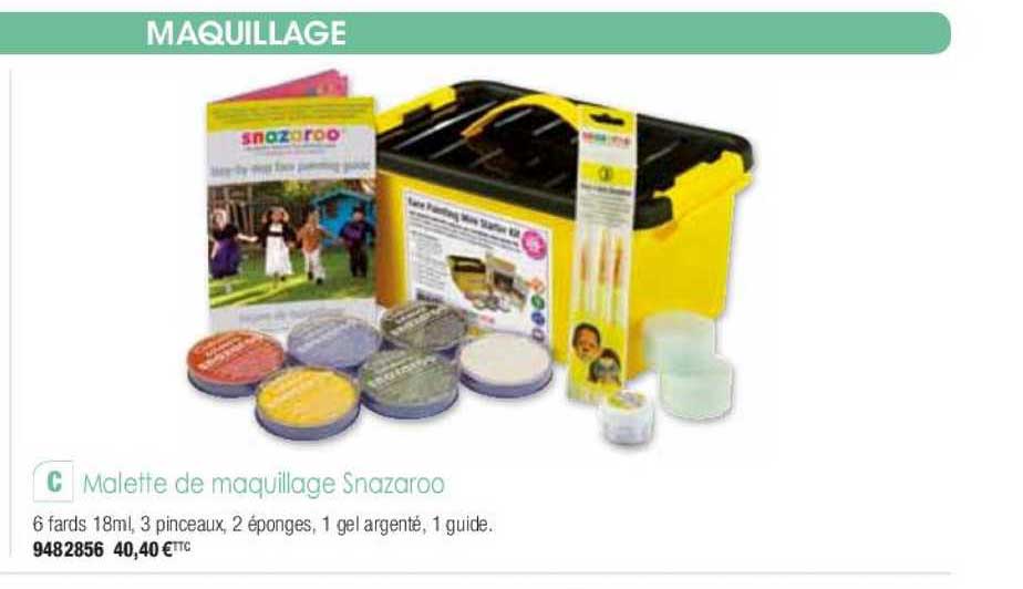 malette de maquillage snazaroo