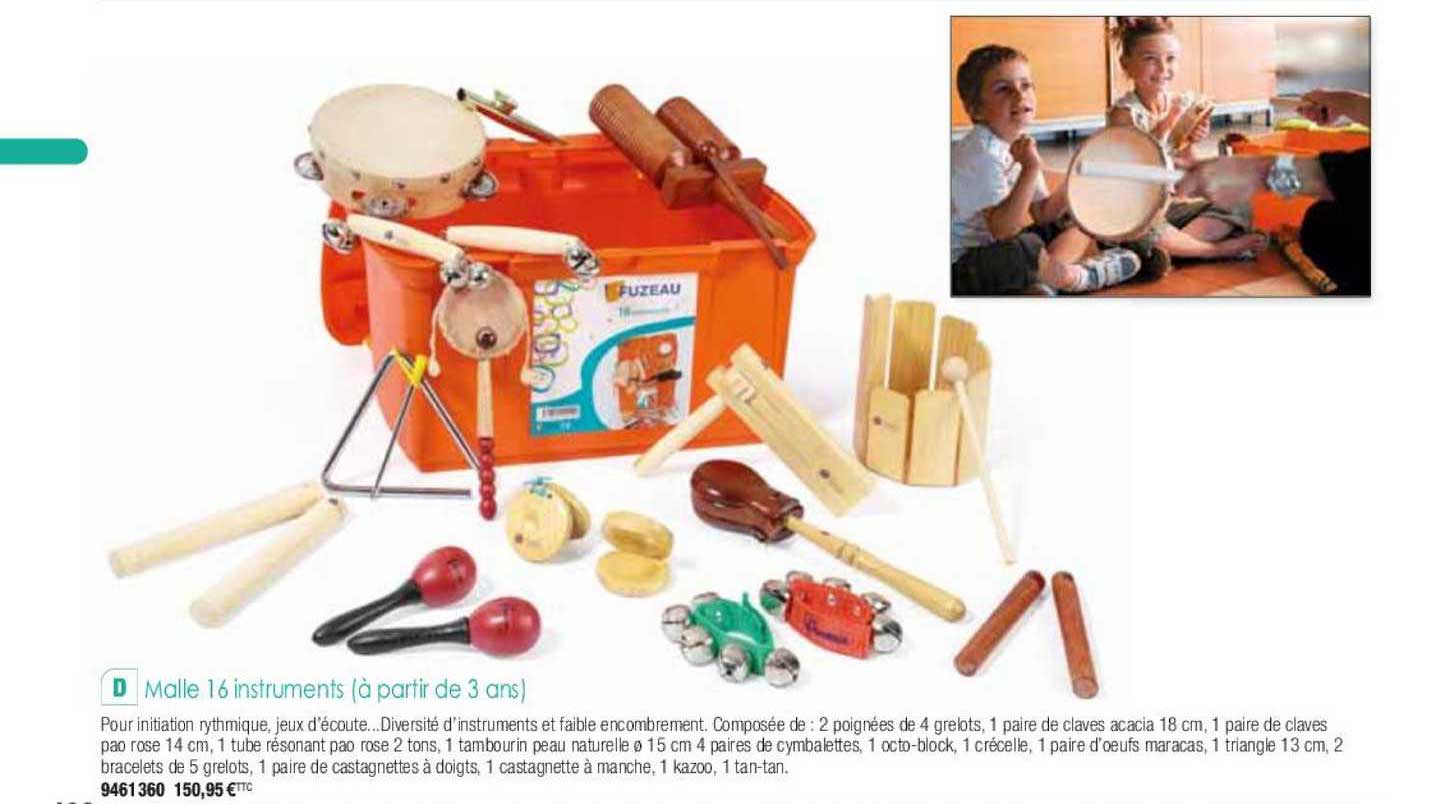 malle 16 instruments (à partir de 3 an)