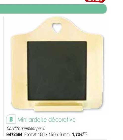 mini ardoise décorative