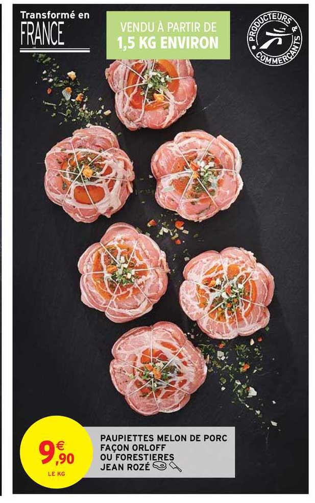 paupiettes melon de porc façon orloff ou forestières jean rozé