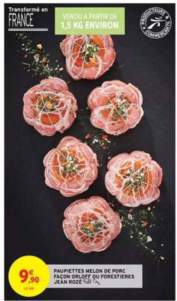 Paupiettes Melon De Porc Façon Orloff Ou Forestiers Jean Rozé