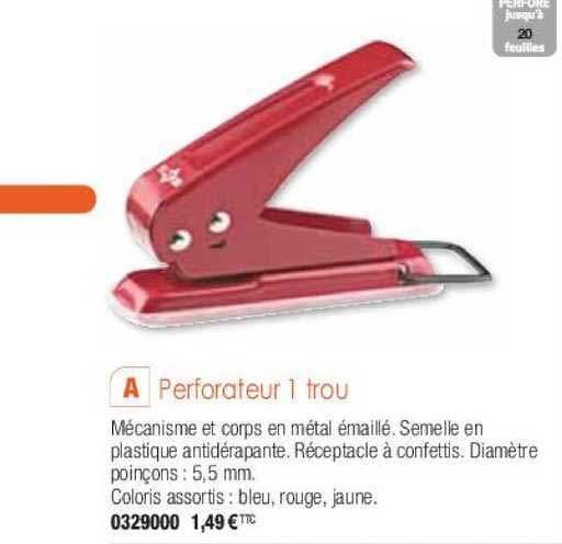 perforateur 1 trou
