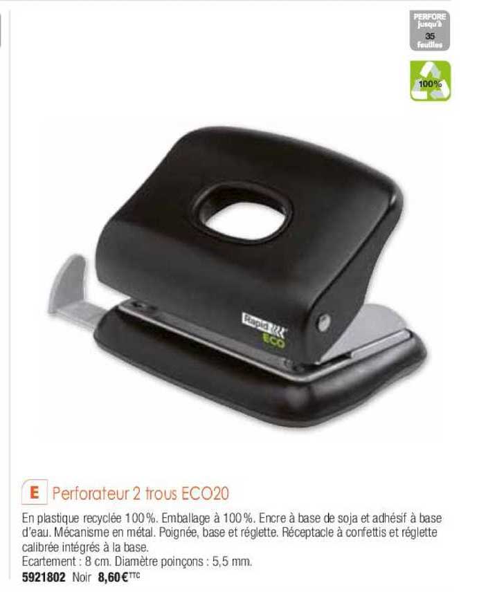 perforateur 2 trous eco20