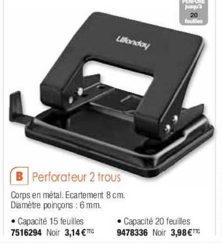 perforateur 2 trous